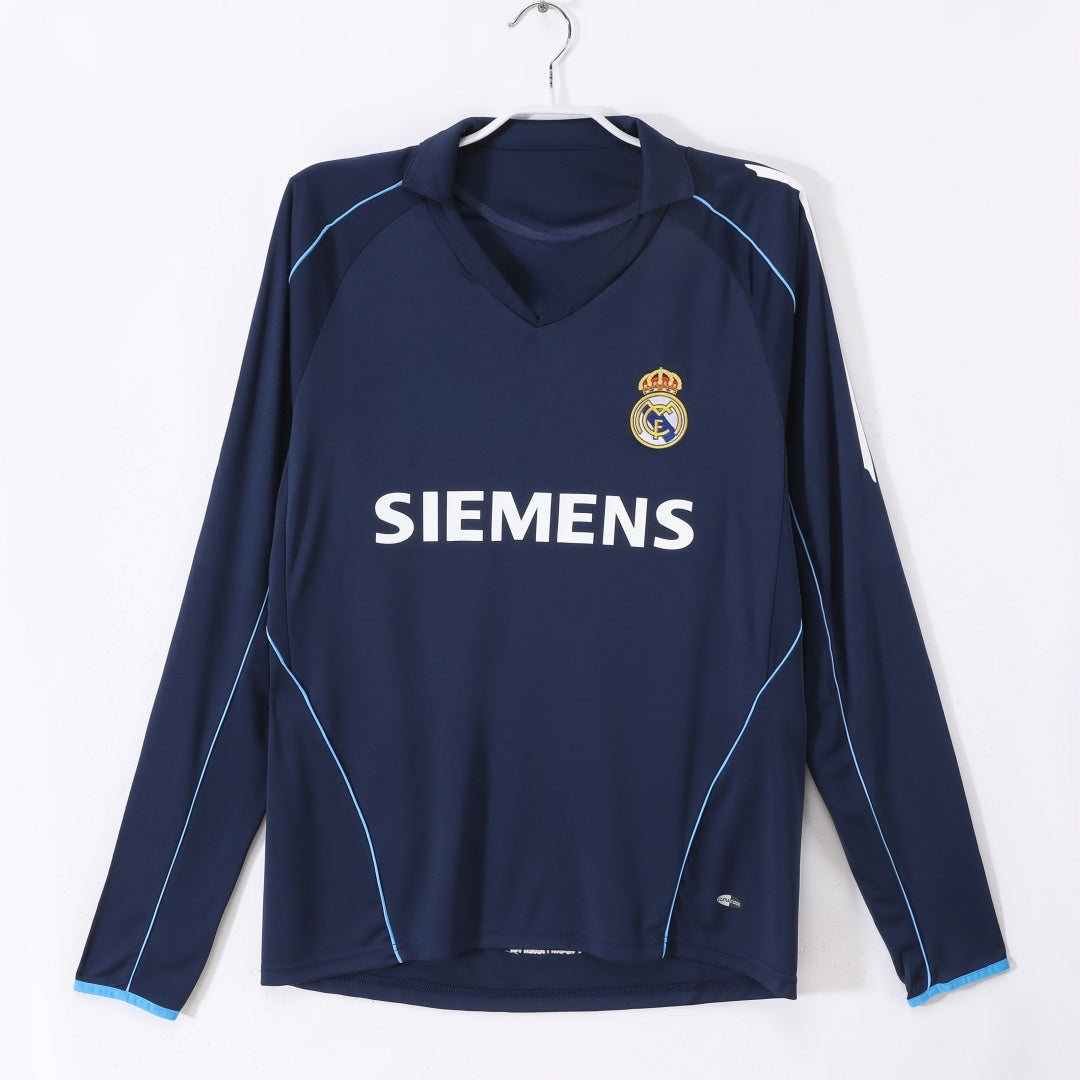 Real Madrid Maillot Manches Longues Extérieur Rétro 2005/2006