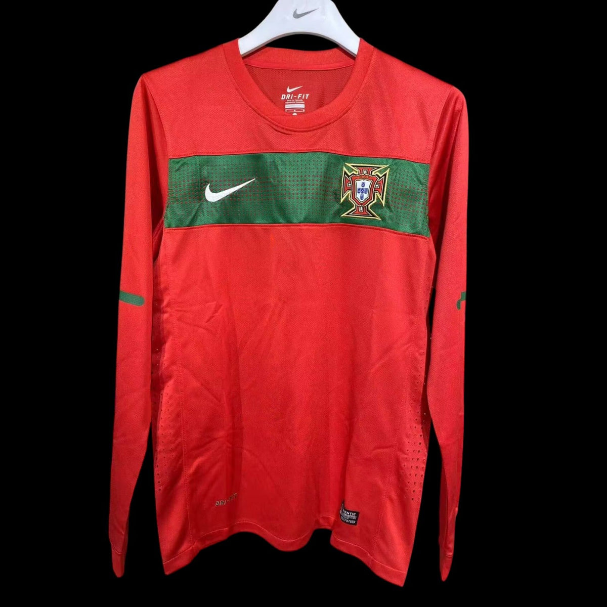 Portugal Maillot Manches Longues Domicile Rétro 2010