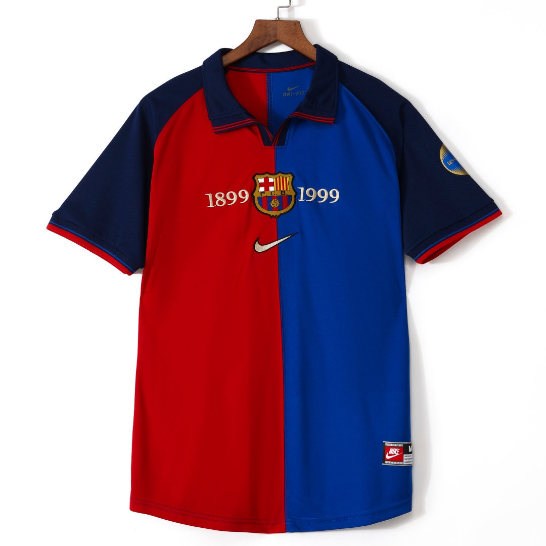 Barcelone Maillot Domicile Rétro 1999/2000
