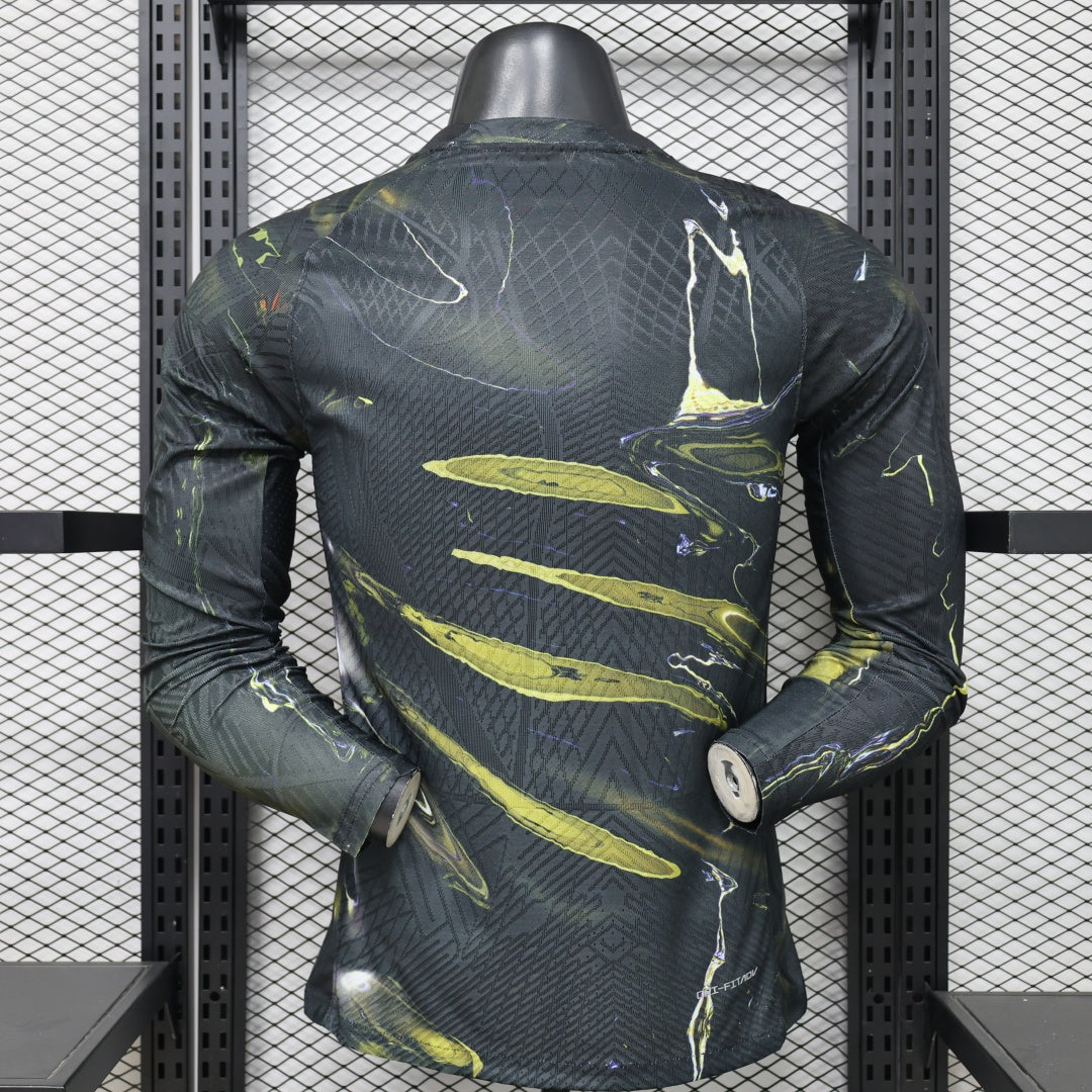 Paris SG Maillot Manches Longues Night Edition Stadium 25/26 – Version Player – vue 2