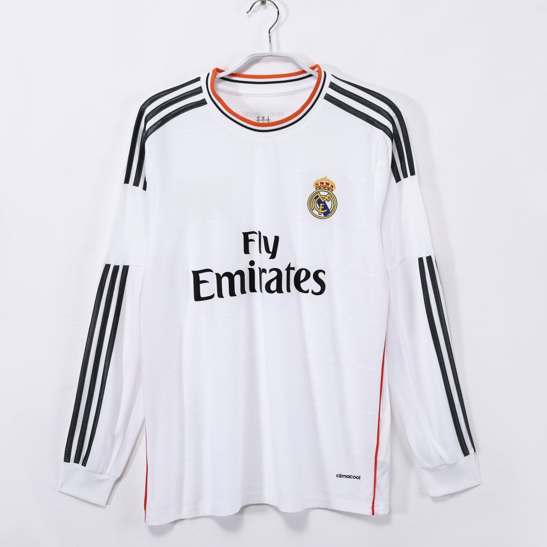 Real Madrid Maillot Manches Longues Domicile Rétro 2013/2014