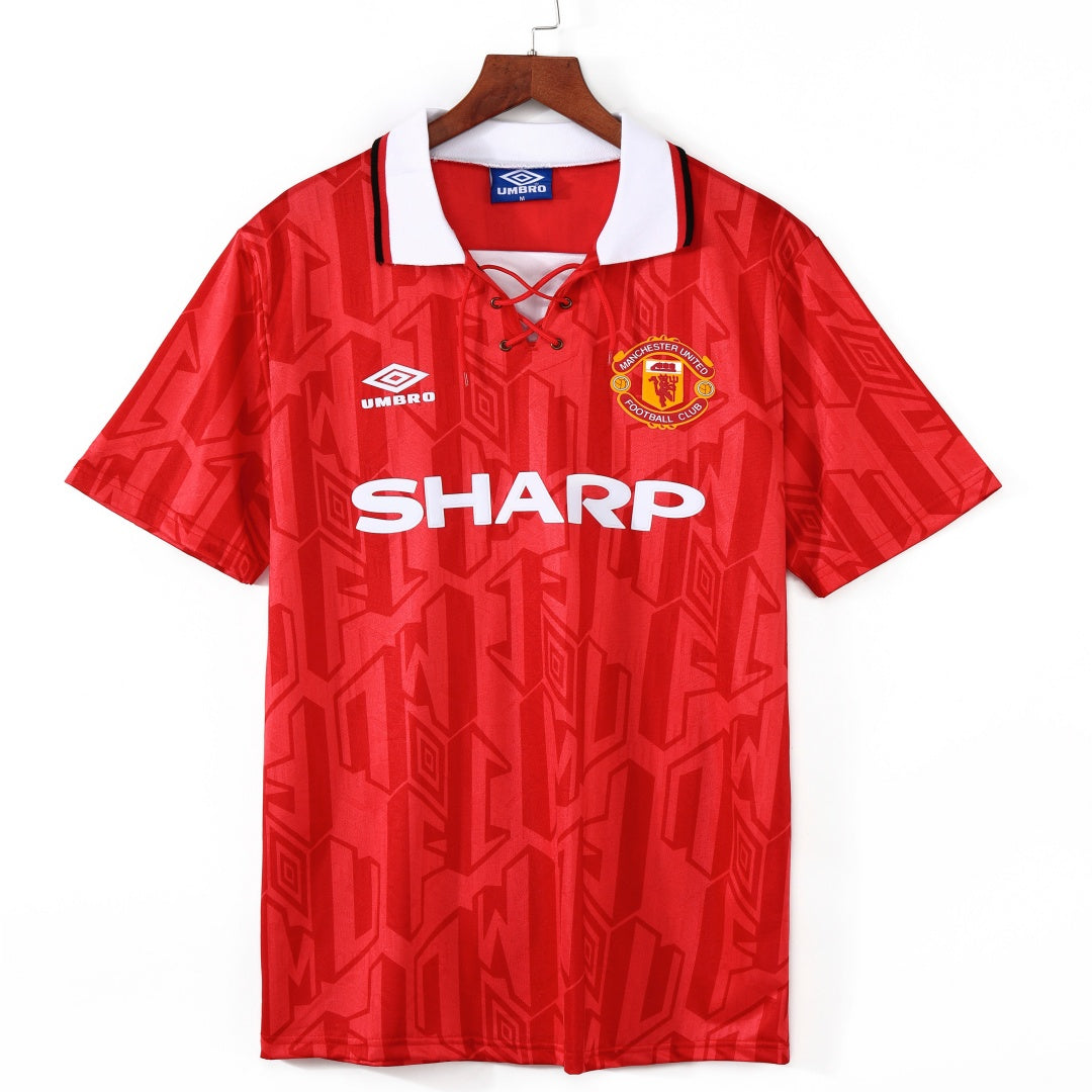 Manchester United Maillot Domicile Rétro 1992/1994