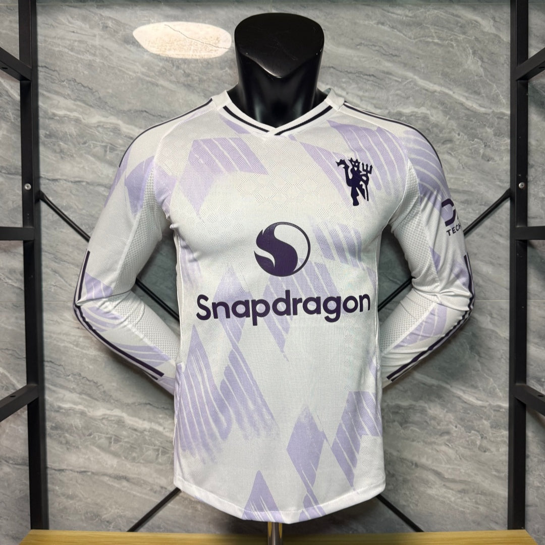 Manchester United Maillot Manches Longues Extérieur 25/26 – Version Player