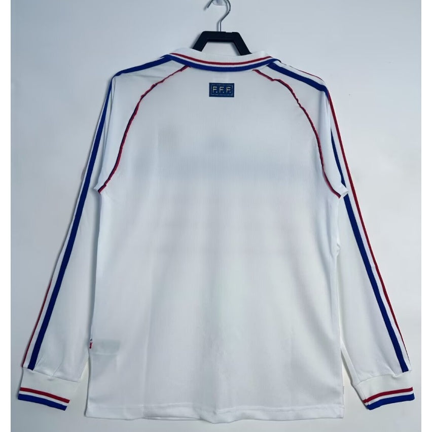 France Maillot Manches Longues Extérieur Rétro 1998 – vue 2