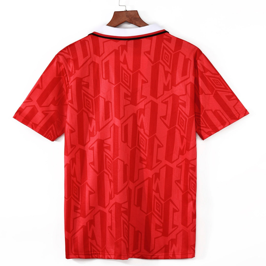 Manchester United Maillot Domicile Rétro 1992/1994 – vue 2