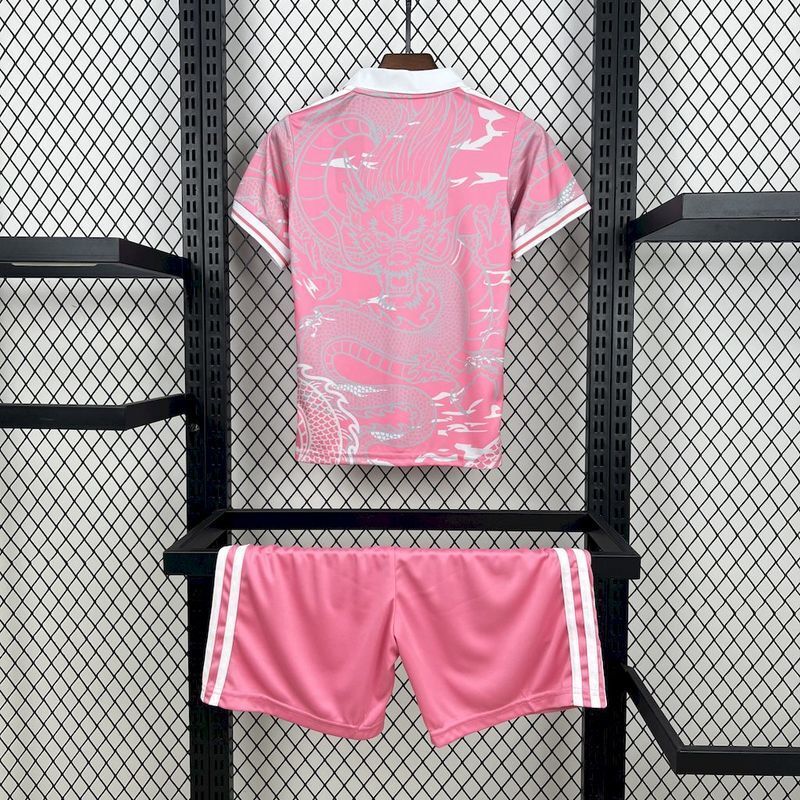 Real Madrid Ensemble Enfant Rose 24/25 – vue 2