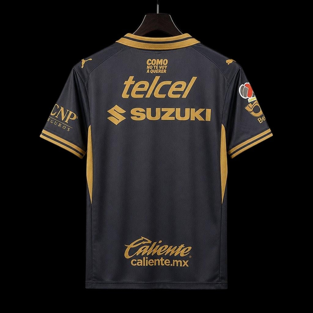 Pumas UNAM Maillot Extérieur Black&Gold 26/27 – vue 2