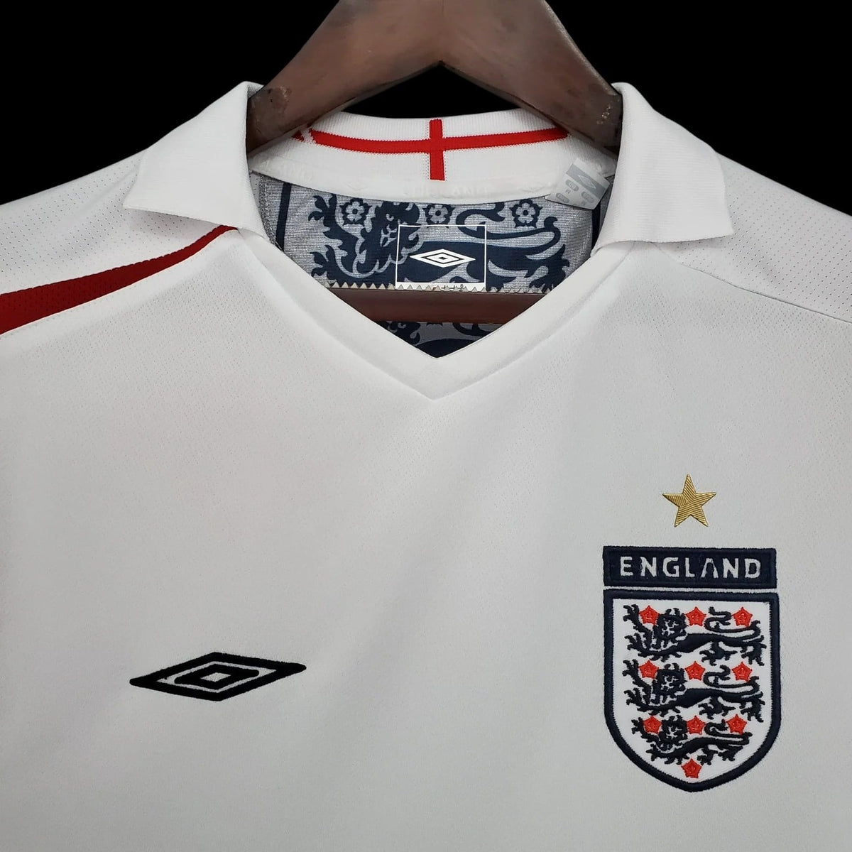 Angleterre Maillot Rétro 2006 – vue 6