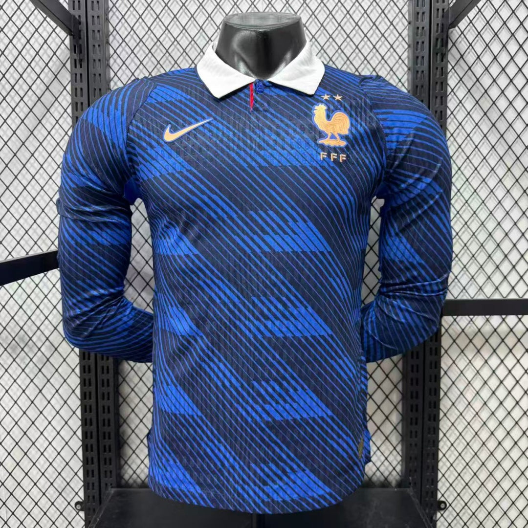 France Maillot Manches Longues Domicile 2026 – Version Player