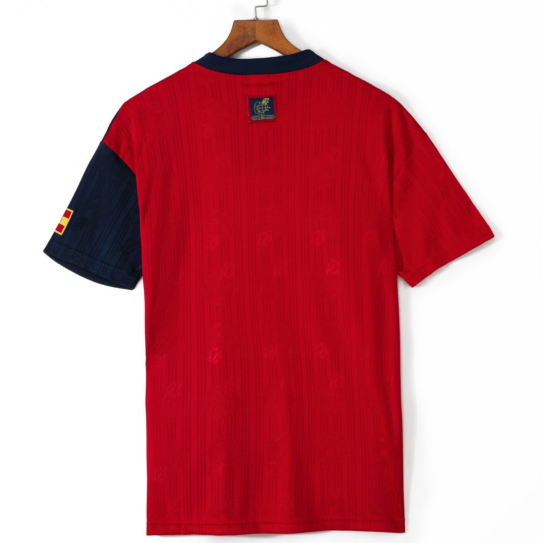 Espagne Maillot Domicile Rétro 1996 – vue 2