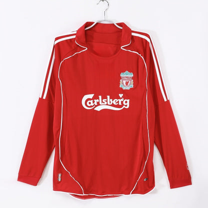 Liverpool Maillot Manches Longues Domicile Rétro 2006/2007