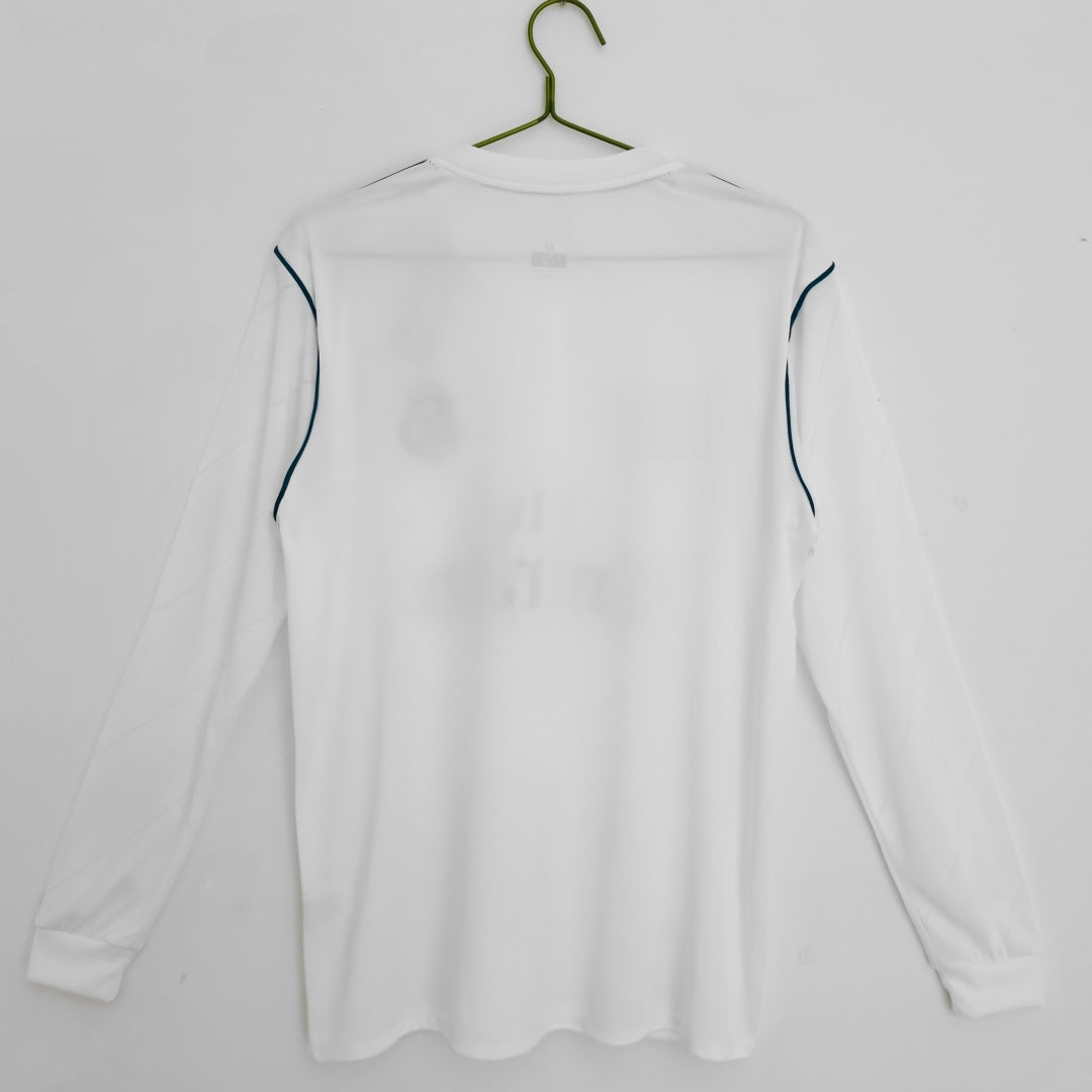 Real Madrid Maillot Manches Longues Domicile Rétro 2017/2018 – vue 2