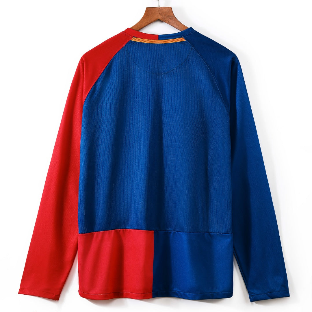 Barcelone Maillot Manches Longues Domicile Rétro 2008/2009 – vue 2