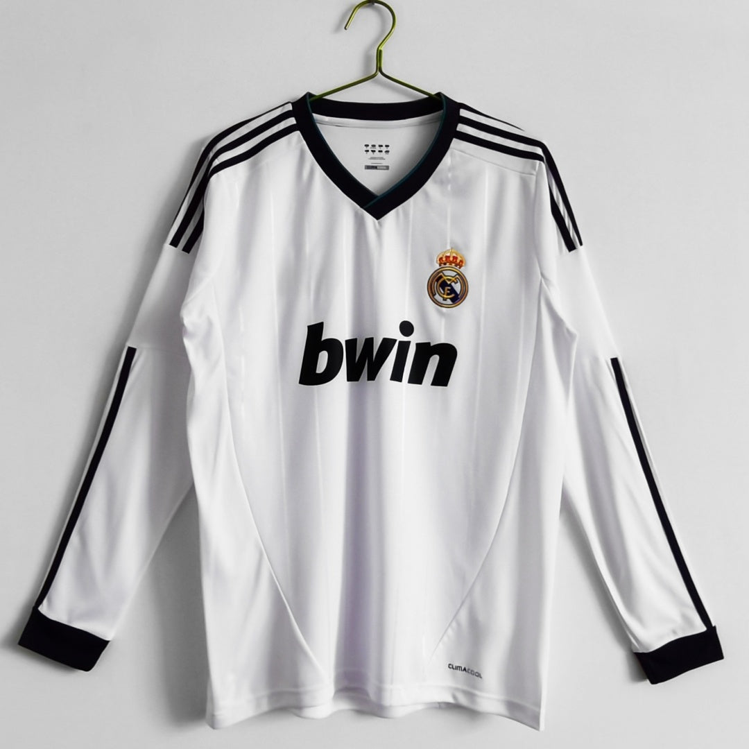 Real Madrid Maillot Manches Longues Domicile Rétro 2012/2013