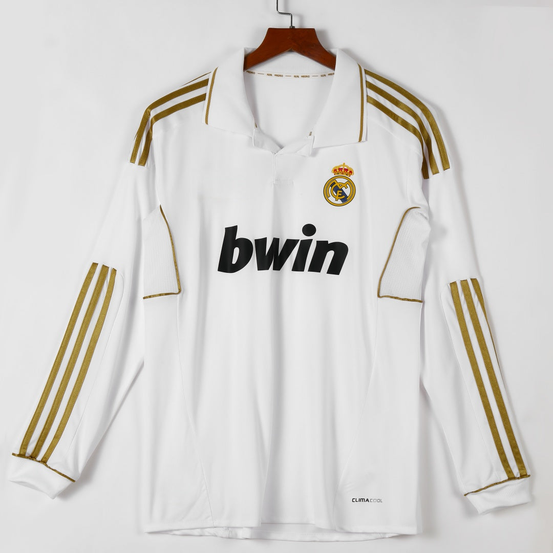 Real Madrid Maillot Manches Longues Domicile Rétro 2011/2012