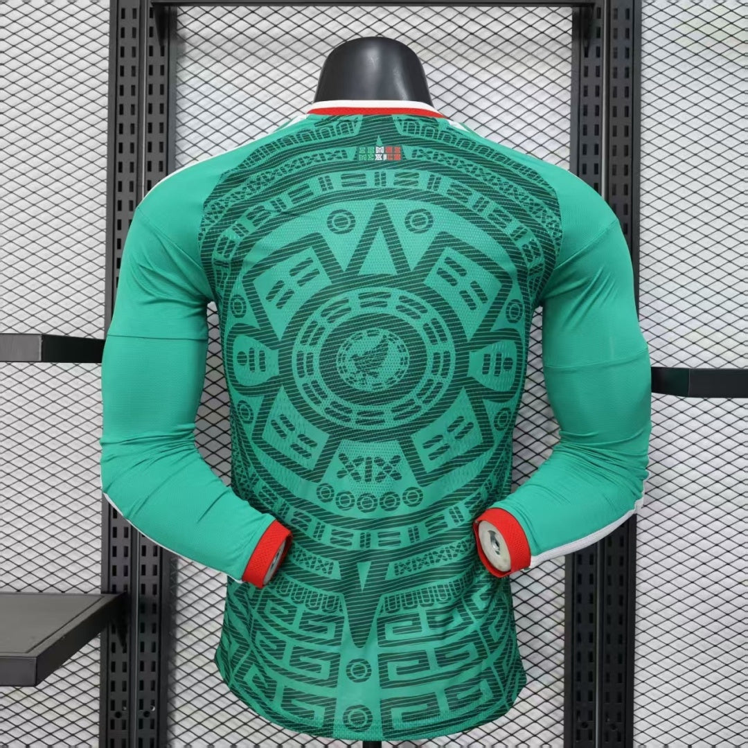 Mexique Maillot Manches Longues Domicile 25/26 – Version Player – vue 2