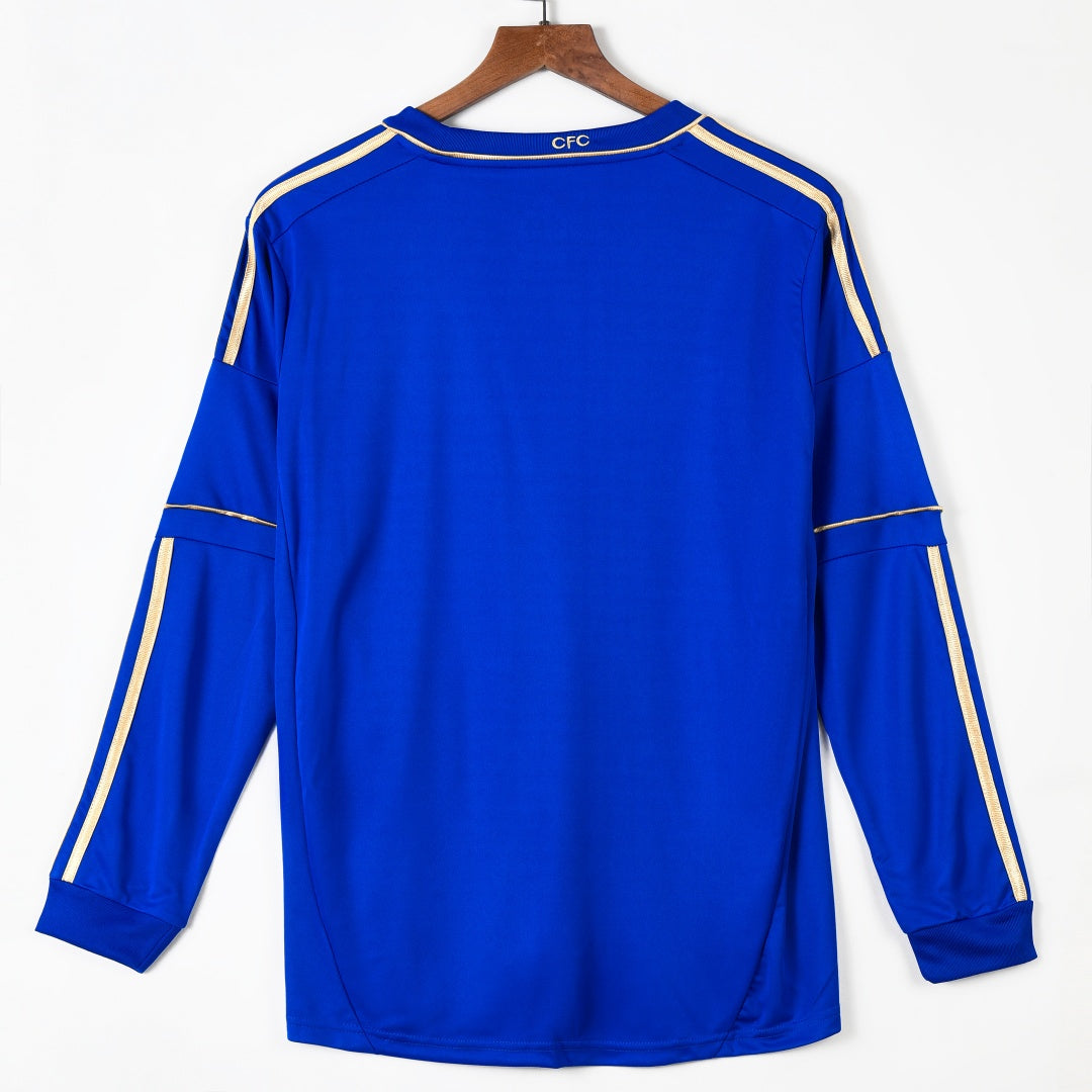 2012-2013 Chelsea Domicile maillot Retro Manches Longues – vue 2
