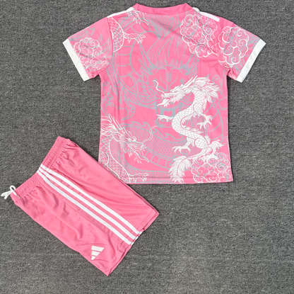 Real Madrid Ensemble Enfant Dragon Rose 25/26 – vue 2