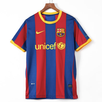 Barcelone Maillot Domicile Rétro 2010/2011