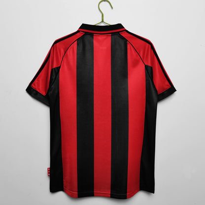 1998- 1999 Maillot AC Milan Domicile Rétro – vue 2