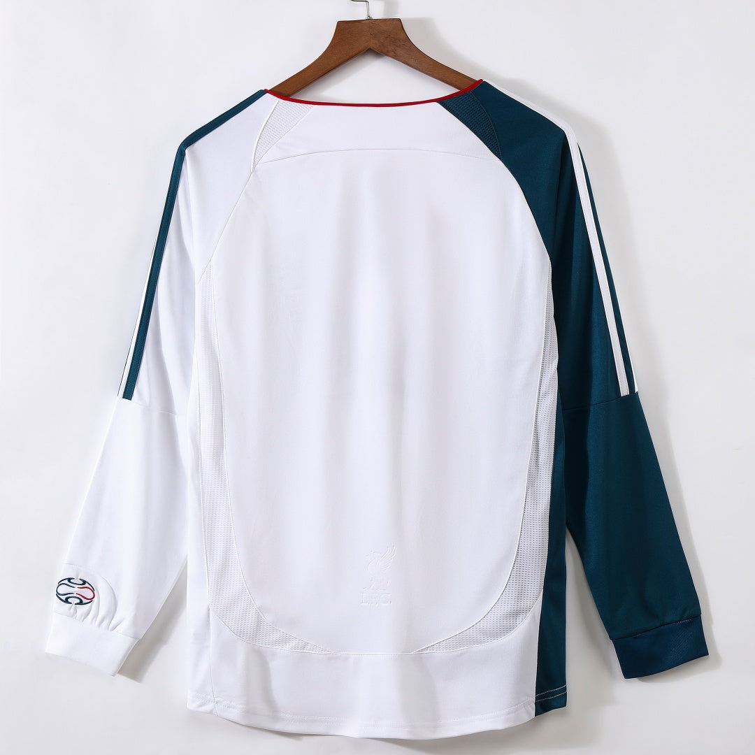 Liverpool Maillot Manches Longues Extérieur Rétro 2006/2007 – vue 2