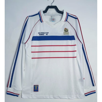 France Maillot Manches Longues Extérieur Rétro 1998