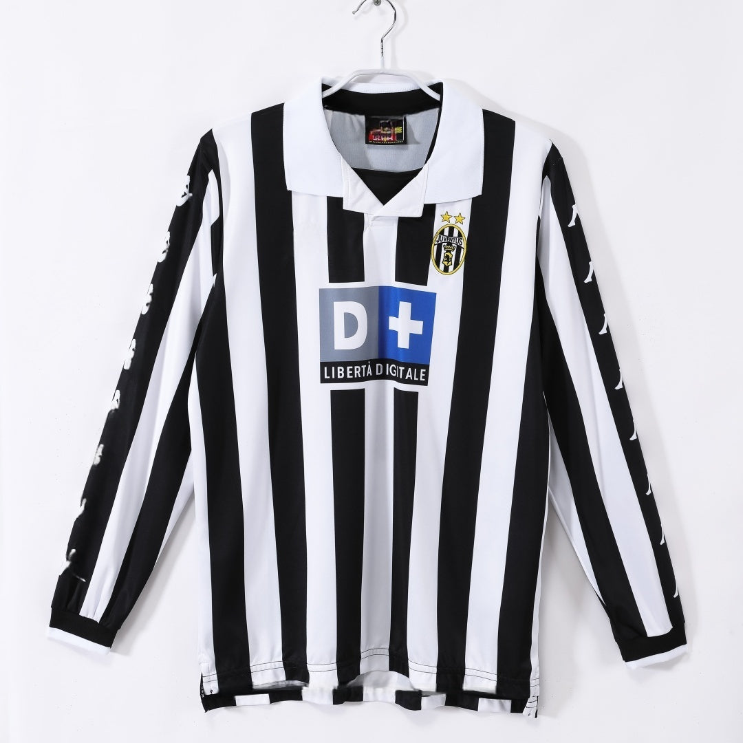 Juventus Maillot Manches Longues Domicile Rétro 1999/2000