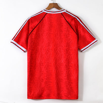 Manchester United Maillot Domicile Rétro 1991/1992 – vue 2
