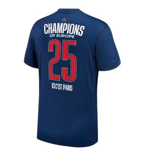 Paris SG Maillot Champions (floqué) 24/25 – vue 3