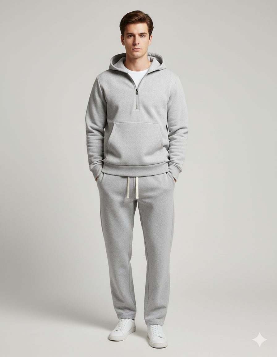 Ensemble 2 pièces décontracté - Gris