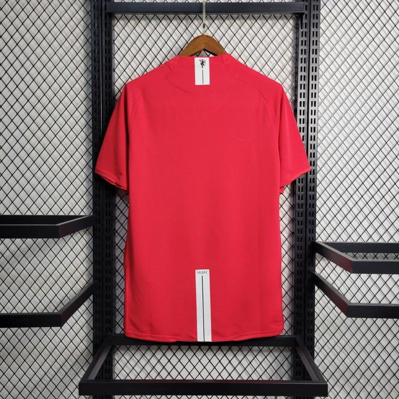 Manchester United maillot Domicile Rétro 2007 2008 – vue 3
