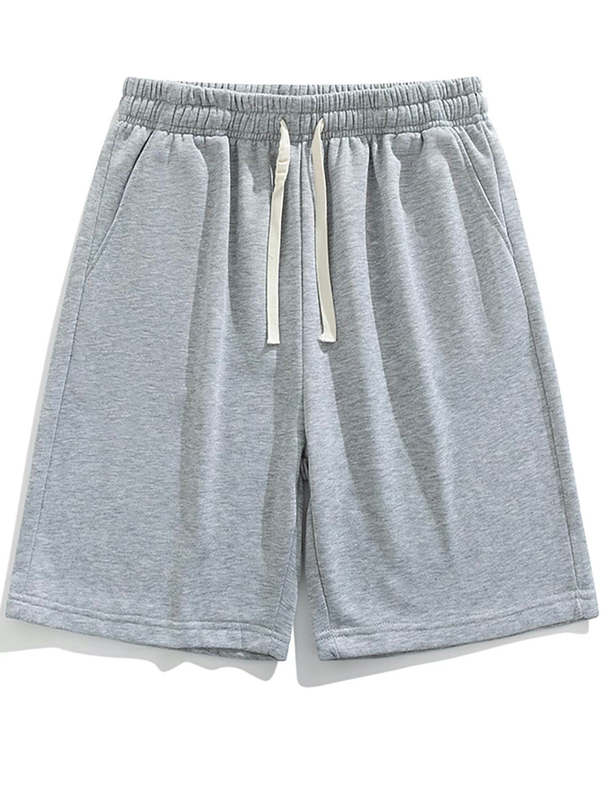 Short à coupe régulière - Gris