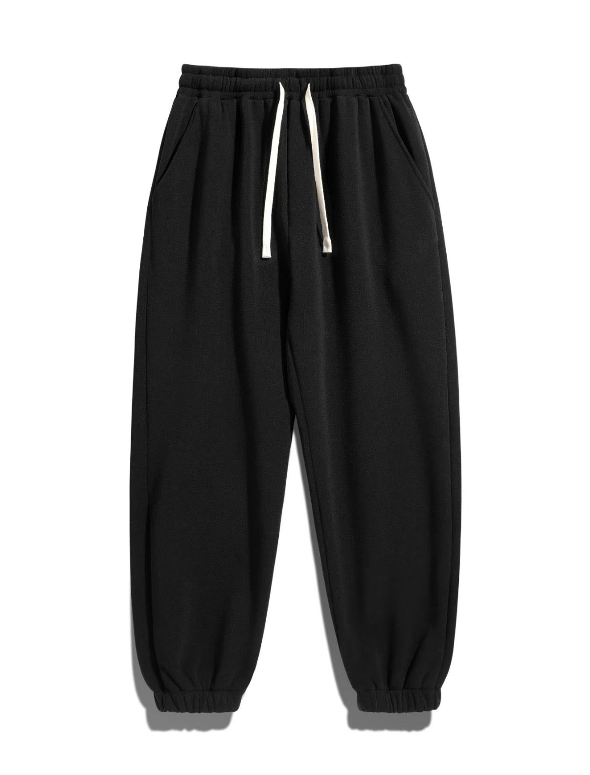 Pantalon de survêtement à coupe serrée - Noir