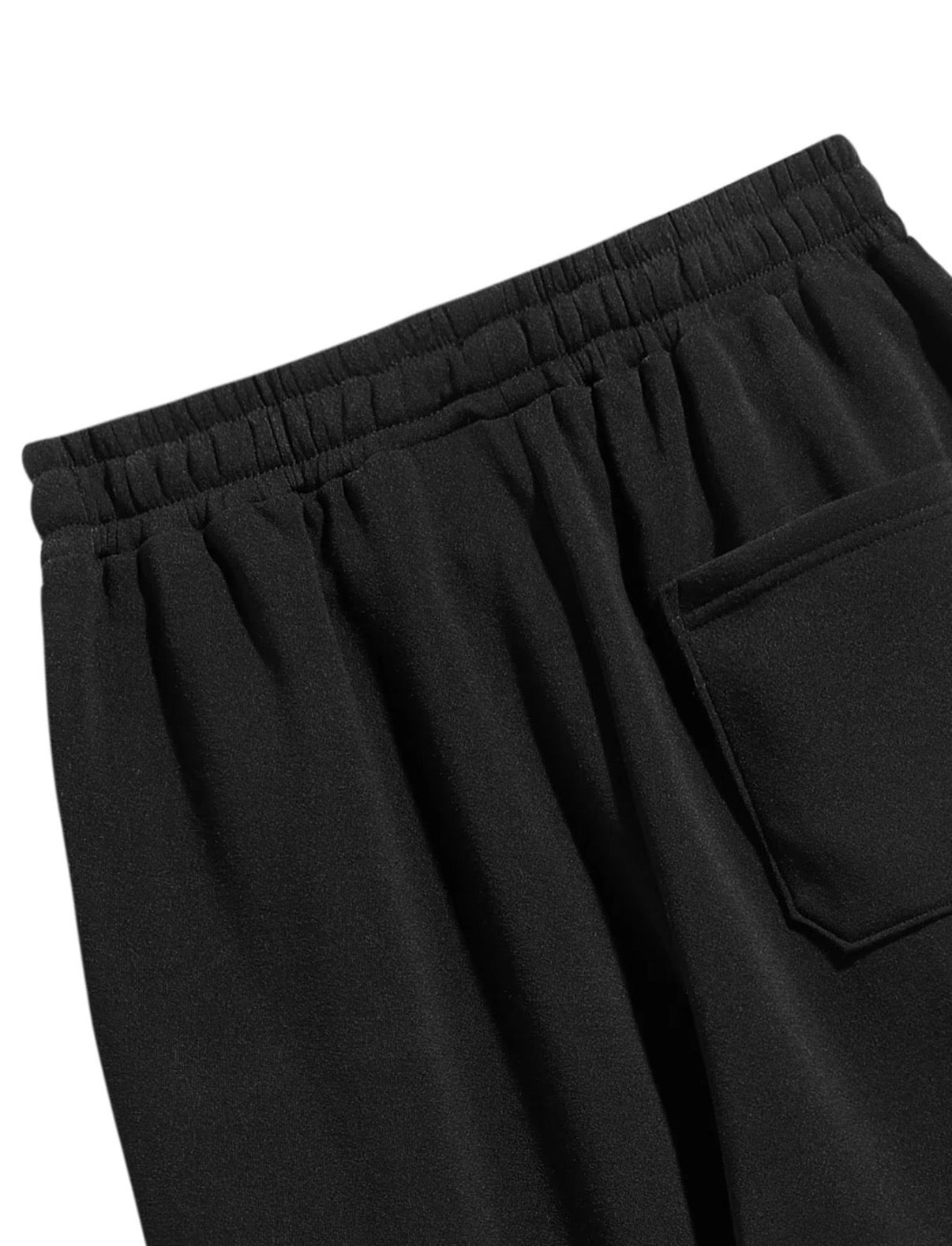 Pantalon de survêtement à coupe serrée - Noir