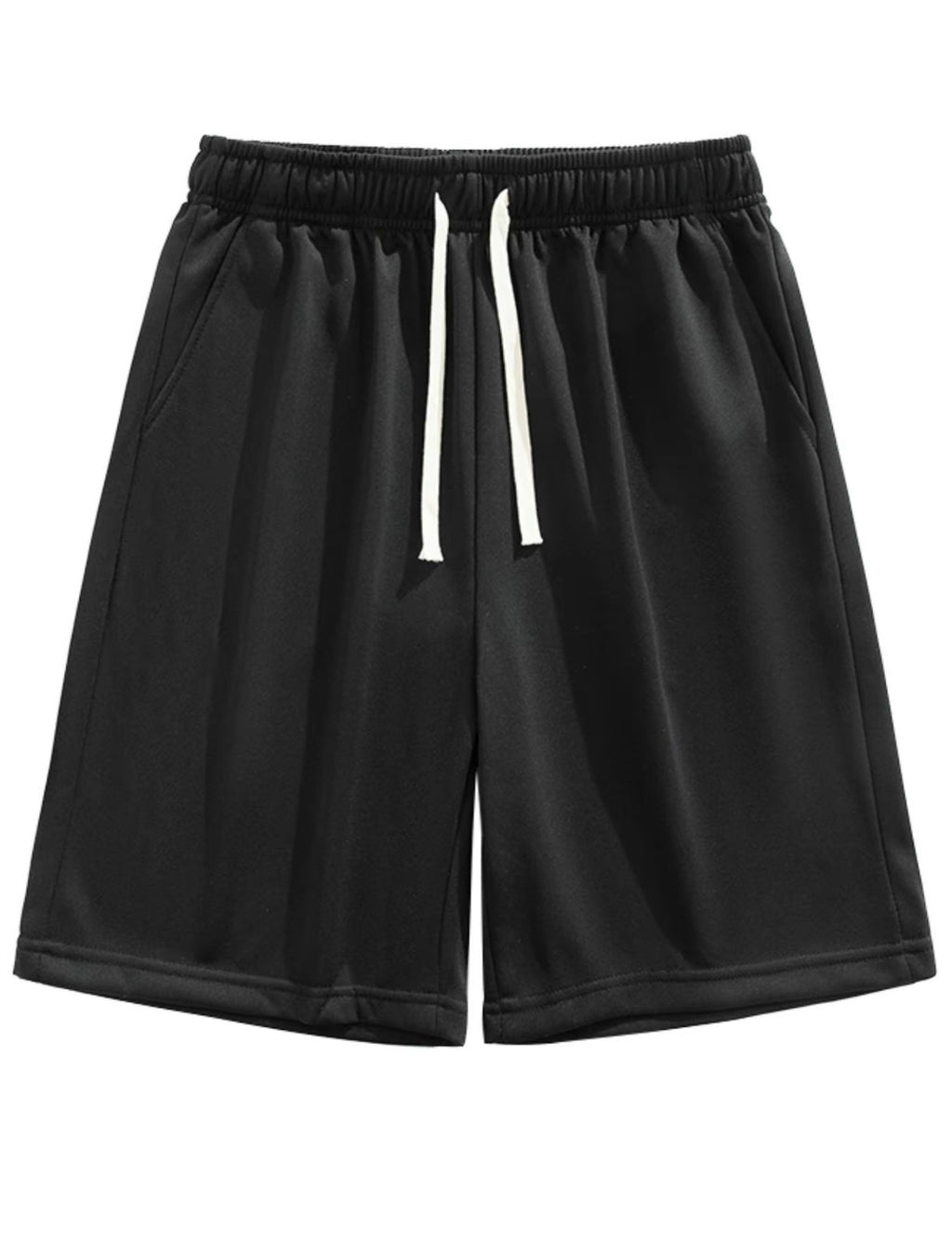 Short à coupe régulière - Noir