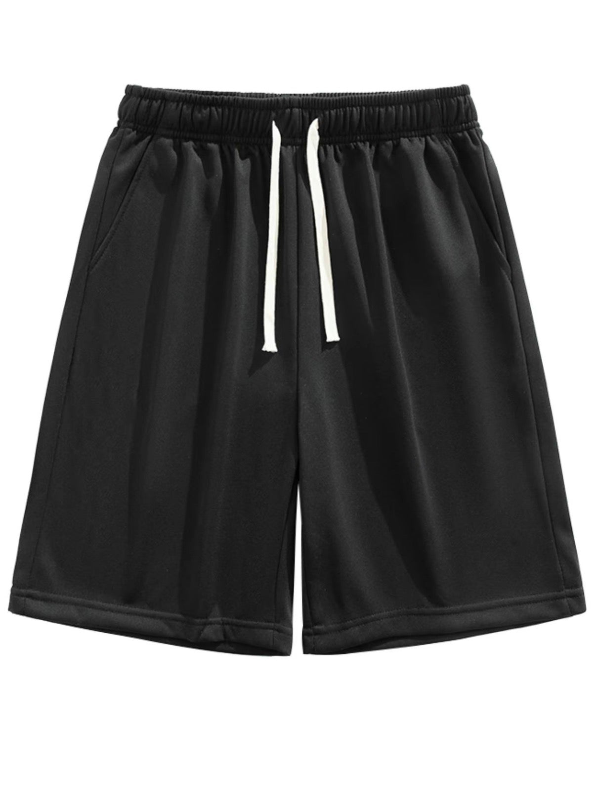 Short à coupe régulière - Noir