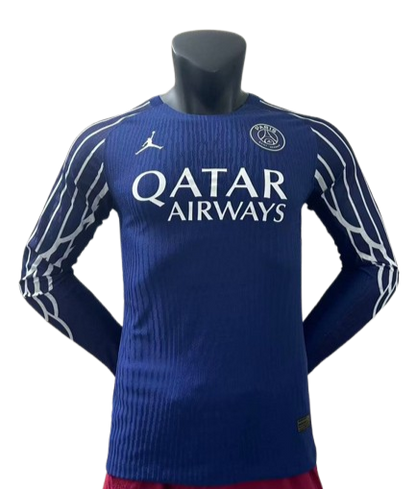 Paris SG Maillot Manches Longues Bleu 25/26 – Version Player