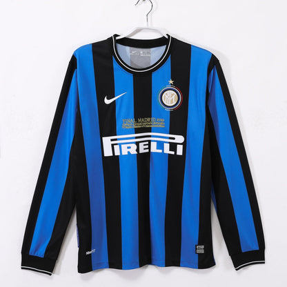 Inter Milan Maillot Manches Longues Domicile Rétro 2009/2010