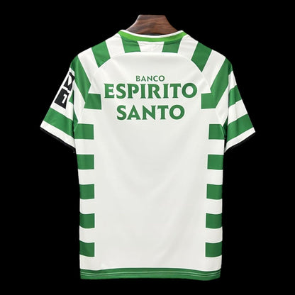 Sporting Portugal Maillot Domicile Rétro 2003/04 – vue 2
