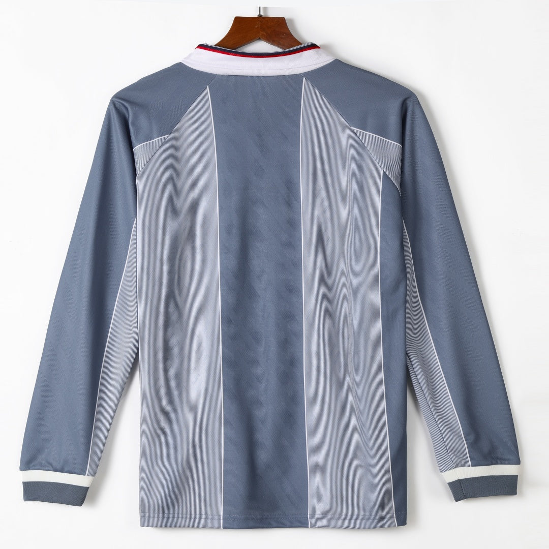 Angleterre Maillot Manches Longues Extérieur Rétro 1996 – vue 2