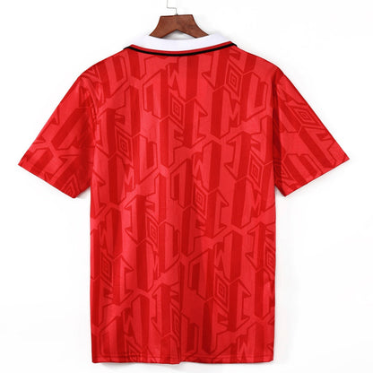 Manchester United Maillot Domicile Rétro 1992/1994 – vue 2