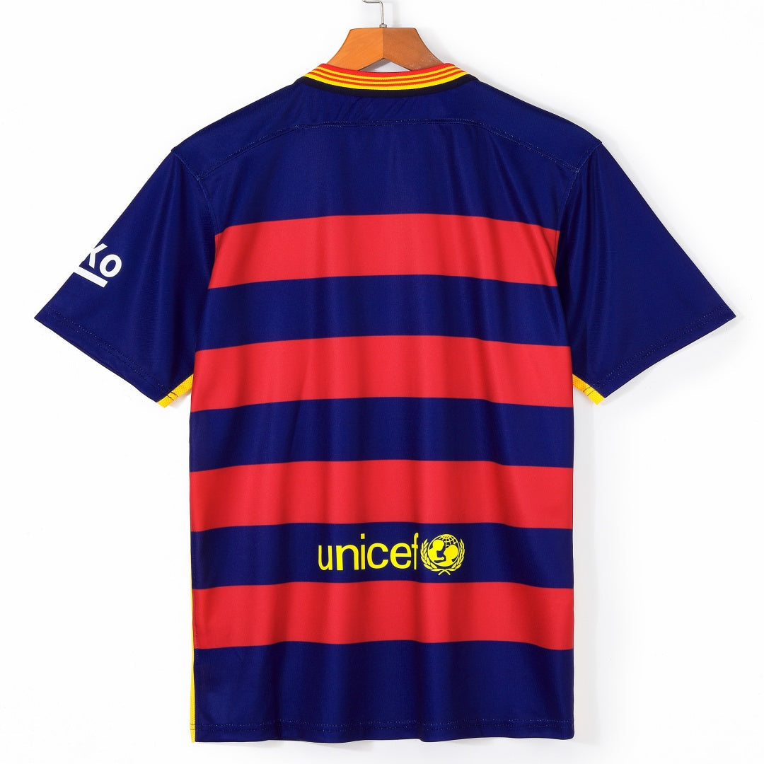Barcelone Maillot Domicile Rétro 2015/2016 – vue 2