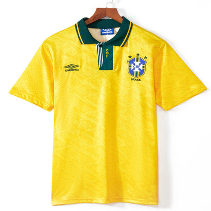Brésil Maillot Domicile Rétro 1993/1994