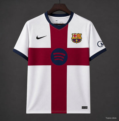 Barcelone Maillot Fourth White&Red 26/27