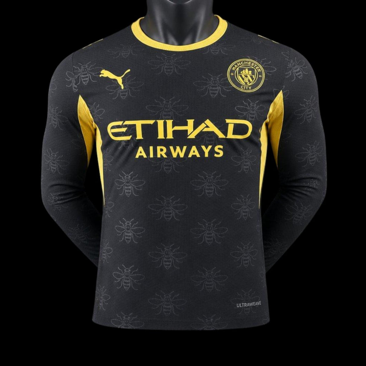 Manchester City  Maillot Manches Longues 26/27 Extérieur  – Version Player
