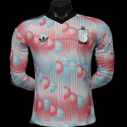 Belgique Maillot Manches Longues Extérieur 26/27 – Version Player
