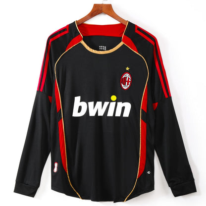 Milan AC Maillot Manches Longues Third Rétro 2006/2007