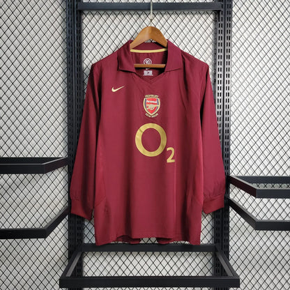 Arsenal Maillot Manches Longues Rétro 05/06