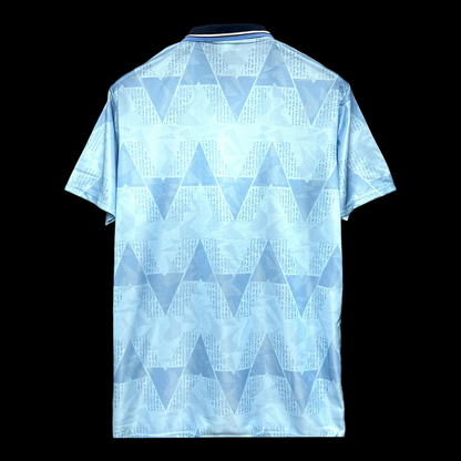Manchester City Maillot Domicile Rétro 1989/91 – vue 2