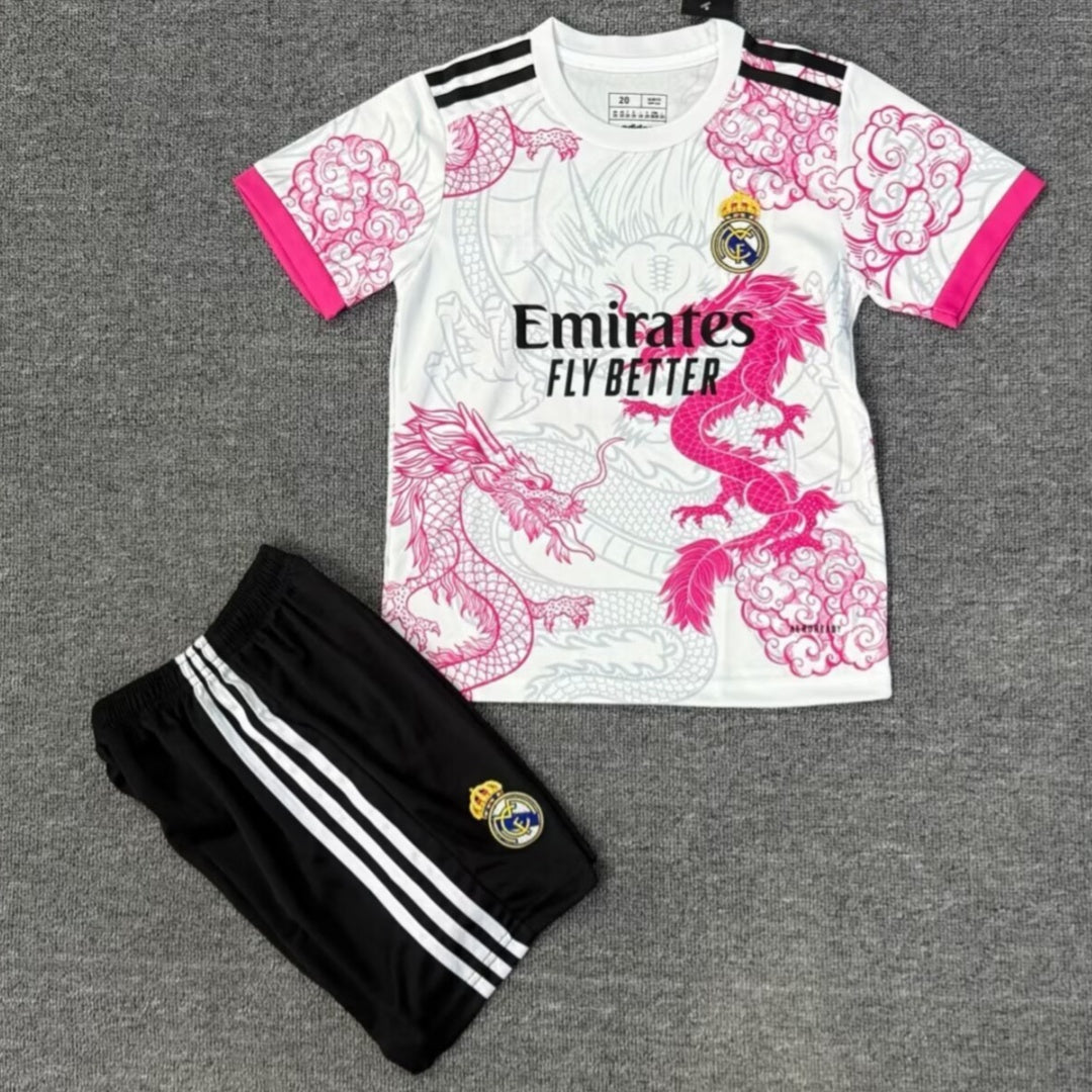 Real Madrid Ensemble Enfant Spécial Rose Dragon 25/26
